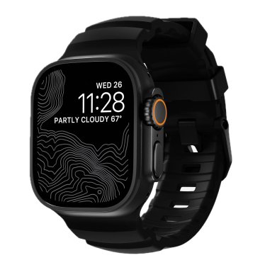 Nomad Rocky Point Band - 42/44/45/49mm - Carbon Black/Black