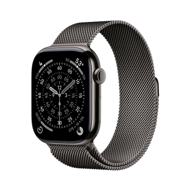[Open Box] Apple Watch S11 Cellular - 46mm - Slate Titanium - Slate Milanese Loop - M/L