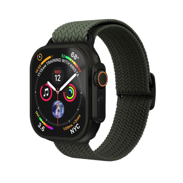 Vonmahlen Woven Loop - 44/45/46/49mm - Black/Olive