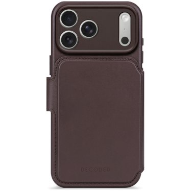 Decoded Leather Detachable Wallet - iPhone 17 Pro - Chocolate Brown