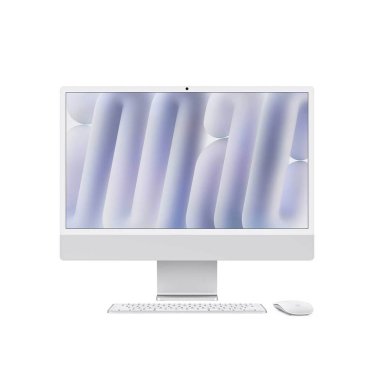 iMac 24" Silver - M4 10C-CPU & 10C-GPU - 24GB - 256GB - Gbit Eth - Mouse - MK-TID-NUM