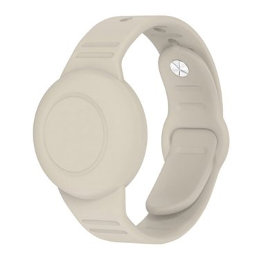 Ofkoz Waterproof AirTag Bracelet for Kids/Elderly - Stone