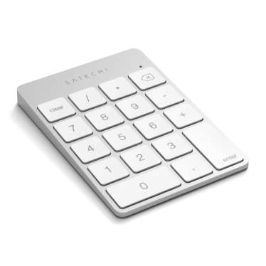 @Satechi Slim Wireless Keypad - USB-C - Silver
