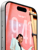 iPhone 17, voorkant, toegangsscherm van iOS 26 in beeld, Dynamic Island bovenaan, Actieknop, volumeknoppen